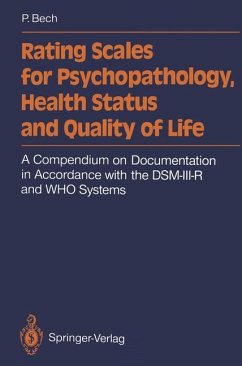 Rating Scales for Psychopathology, Health Status and Quality of Life - Bech, Per