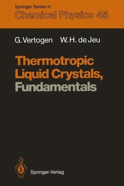 Thermotropic Liquid Crystals, Fundamentals - Vertogen, Ger; Jeu, Wim H. de