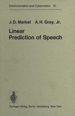 Linear Prediction of Speech - Markel, J. D.; Gray, A. H.