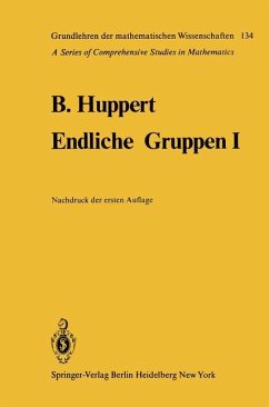 Endliche Gruppen I - Huppert, Bertram