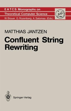 Confluent String Rewriting - Jantzen, Matthias