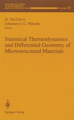Statistical Thermodynamics and Differential Geometry of Microstructured Materials