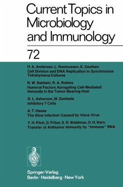 Current Topics in Microbiology and Immunology / Ergebnisse der Mikrobiologie und Immunitätsforschung - Arber, W.; Schweiger, H. G.; Sela, M.; Syru?ek, L.; Koprowski, H.; Henle, W.; Hofschneider, P. H.; Humphrey, J. H.; Jerne, N. K.; Koldovský, P.; Vogt, P. K.; Maaløe, O.; Rott, R.