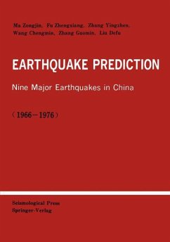 Earthquake Prediction - Ma, Zongjin; Fu, Zhengxiang; Zhang, Yingzhen; Wang, Chengmin; Zangh, Guomin; Liu, Defu