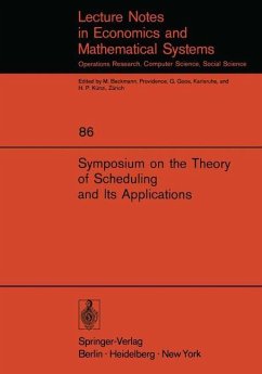 Symposium on the Theory of Scheduling and Its Applications