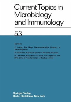 Current Topics in Microbiology and Immunology - Arber, W.; Maaløe, O.; Rott, R.; Schweiger, H. G.; Sela, M.; Syru?ek, L.; Vogt, P. K.; Braun, W.; Wecker, E.; Cramer, F.; Haas, R.; Henle, W.; Hofschneider, P. H.; Jerne, N. K.; Koldovský, P.; Koprowski, H.