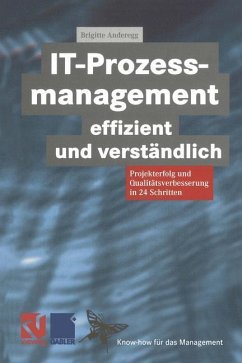 IT-Prozessmanagement effizient und verständlich - Anderegg, Brigitte