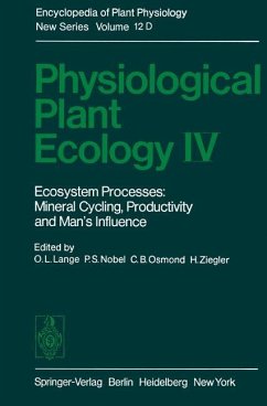 Physiological Plant Ecology IV - Lange, O. L.; Ziegler, H.; Osmond, C. B.; Nobel, P. S.