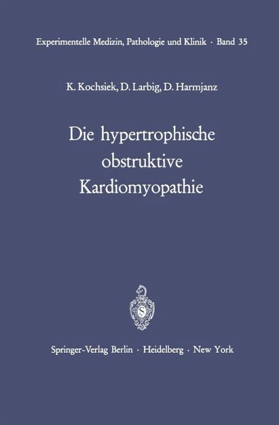 Die hypertrophische obstruktive Kardiomyopathie Die hypertrophische obstruktive Kardiomyopathie
