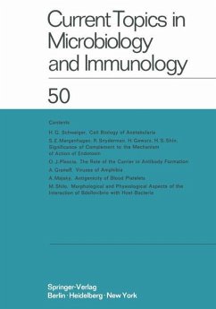 Current Topics in Microbiology and Immunology - Arber, W.; Braun, W.; Cramer, F.