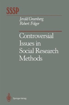 Controversial Issues in Social Research Methods - Greenberg, Jerald; Folger, Robert