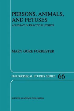 Persons, Animals, and Fetuses - Forrester, M.G.