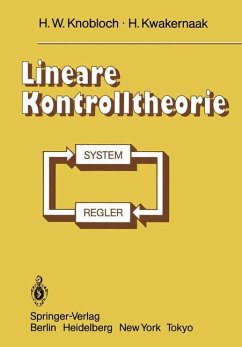 Lineare Kontrolltheorie - Knobloch, H. W.; Kwakernaak, H.