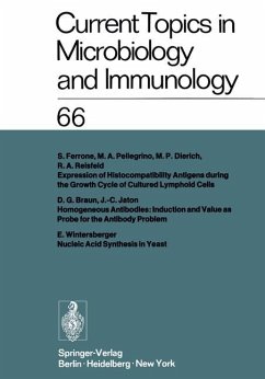Current Topics in Microbiology and Immunology - Arber, W.; Rott, R.; Schweiger, H. G.; Sela, M.; Syru?ek, L.; Vogt, P. K.; Haas, R.; Wecker, E.; Henle, W.; Hofschneider, P. H.; Humphrey, J. H.; Jerne, N. K.; Koldovský, P.; Koprowski, H.; Maaløe, O.