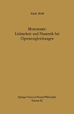 Monotonie: Lösbarkeit und Numerik bei Operatorgleichungen