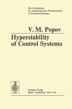 Hyperstability of Control Systems - Popov, Vasile M.