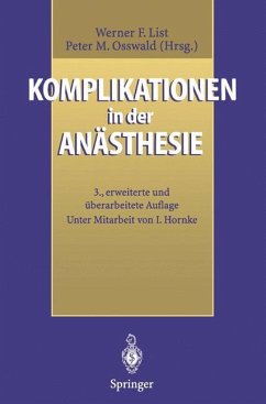 Komplikationen in der Anästhesie