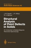 Structural Analysis of Point Defects in Solids
