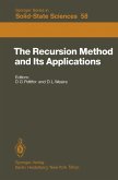 The Recursion Method and Its Applications