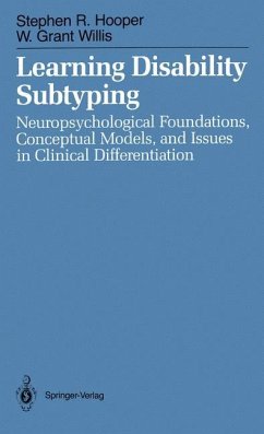 Learning Disability Subtyping - Hooper, Stephen R.; Willis, W. Grant