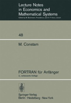 FORTRAN für Anfänger - Constam, Martin