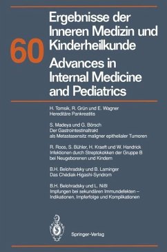Ergebnisse der Inneren Medizin und Kinderheilkunde/Advances in Internal Medicine and Pediatrics - Brandis, M.; Fanconi, A.; Riecken, E. O.; Kochsiek, K.; Frick, P.