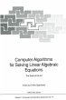 Computer Algorithms for Solving Linear... - Bild 1