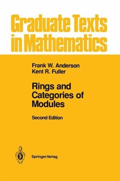 Rings and Categories of Modules - Anderson, Frank W.;Fuller, Kent R.