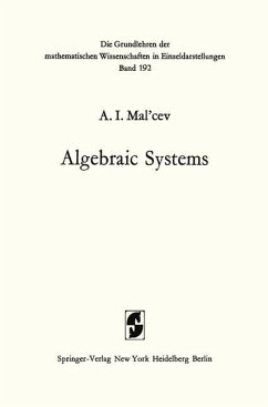 Algebraic Systems - Mal'cev, Anatolij Ivanovic