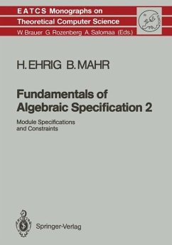 Fundamentals of Algebraic Specification 2 - Ehrig, Hartmut; Mahr, Bernd