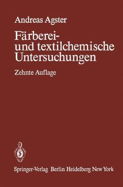 Färberei- und textilchemische Untersuchungen - Agster, Andreas