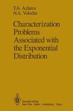 Characterization Problems Associated with the Exponential Distribution - Azlarov, T. A.; Volodin, N. A.