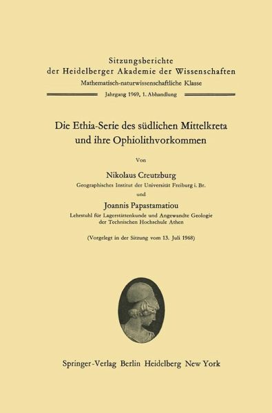 Die Ethia-Serie des südlichen Mittelkreta und ihre Ophiolithvorkommen Die Ethia-Serie des südlichen Mittelkreta und ihre Ophiolithvorkommen