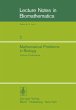 Mathematical Problems in Biology - Bild 1