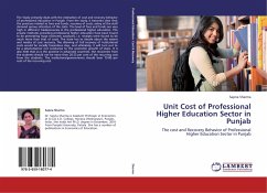 Unit Cost of Professional Higher Education Sector in Punjab