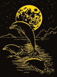 Ravensburger 13907 - Delfine im Mondlicht, Starline XXL-Puzzle, 200 Teile