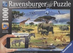 Ravensburger 19305 - Tiere Afrikas, Augmented Reality Puzzle, 1000 Teile