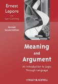 Meaning and Argument Meaning and Argument