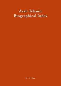 Arab-Islamic Biographical Index (eBook, PDF)