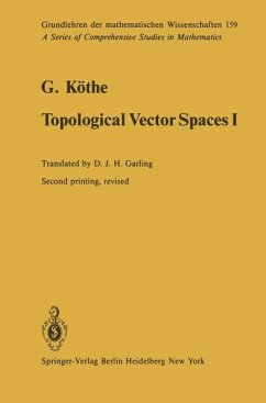 Topological Vector Spaces I - Köthe, Gottfried