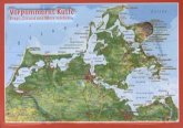 Reliefpostkarte Vorpommern Küste