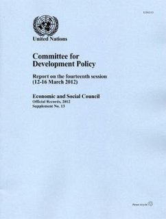 Committee for Development Policy: Report on the Fourteenth Session (12-16 March 2012)