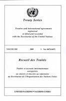Treaty Series 2583 2009 I: Nos. 46070-46072 - United Nations