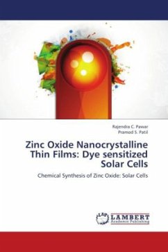 Zinc Oxide Nanocrystalline Thin Films: Dye sensitized Solar Cells