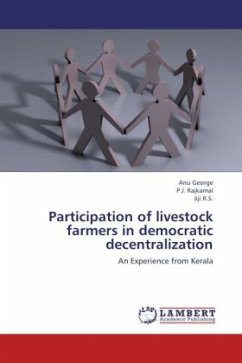 Participation of livestock farmers in democratic decentralization - George, Anu;Rajkamal, P. J.;R.S., Jiji