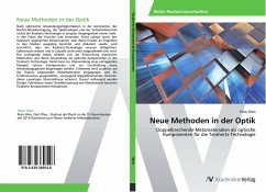 Neue Methoden in der Optik - Weis, Peter