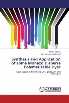 Synthesis and Application of some Monazo Disperse Polymerizable Dyes