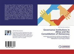 Governance Institutions in Africa and the Consolidation of Democracy