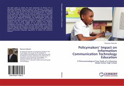 Policymakers¿ Impact on Information Communication Technology Education