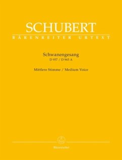 Schwanengesang D 957 / D 965 A, Gesang und Klavier, mittlere Stimme - Schubert, Franz